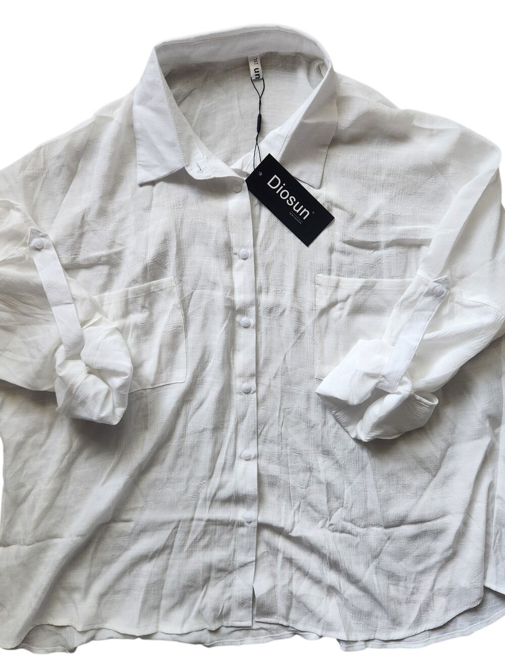 White Button-Down Women's Shirt